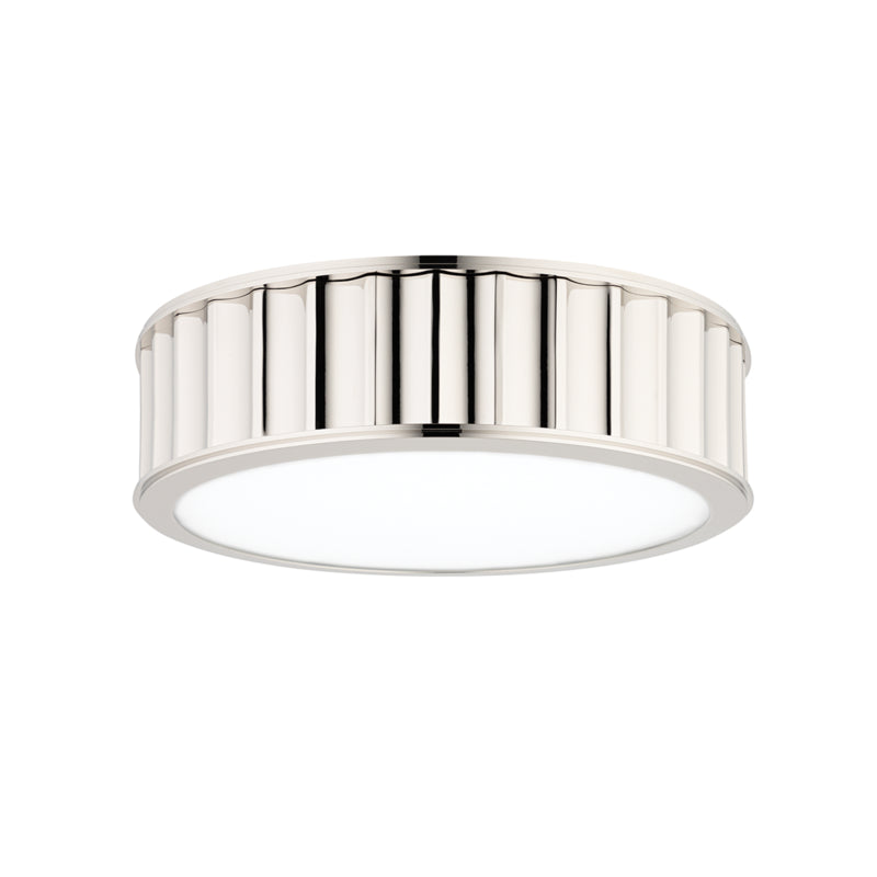 Hudson Valley - 911-PN - Two Light Flush Mount - Middlebury - Polished Nickel from Lighting & Bulbs Unlimited in Charlotte, NC