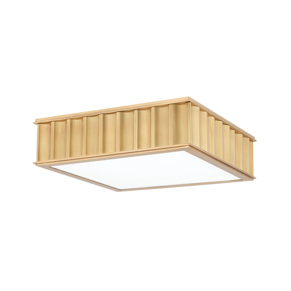 Hudson Valley - 931-AGB - Two Light Flush Mount - Middlebury - Aged Brass from Lighting & Bulbs Unlimited in Charlotte, NC