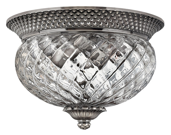 Hinkley - 4102PL - LED Flush Mount - Plantation - Polished Antique Nickel from Lighting & Bulbs Unlimited in Charlotte, NC