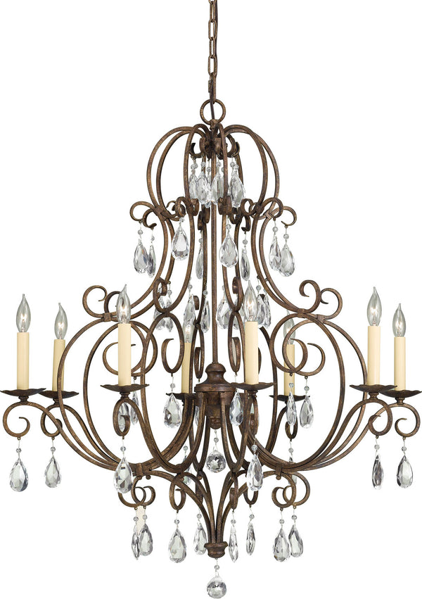 Generation Lighting - F2303/8MBZ - Eight Light Chandelier - Chateau - Mocha Bronze from Lighting & Bulbs Unlimited in Charlotte, NC