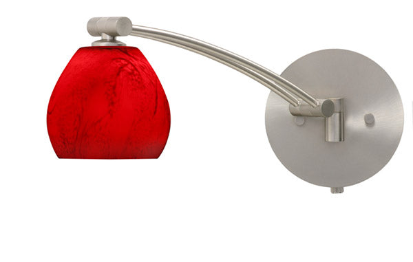 Besa - 1WW-5605MA-SN - One Light Swing Arm Wall Sconce - Tay Tay - Satin Nickel from Lighting & Bulbs Unlimited in Charlotte, NC