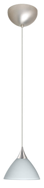 Besa - 1XC-174307-SN - One Light Pendant - Domi - Satin Nickel from Lighting & Bulbs Unlimited in Charlotte, NC