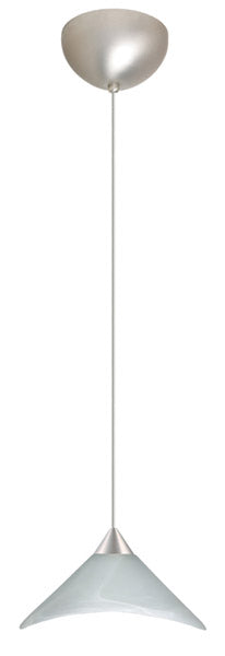Besa - 1XC-191352-SN - One Light Pendant - Hoppi - Satin Nickel from Lighting & Bulbs Unlimited in Charlotte, NC