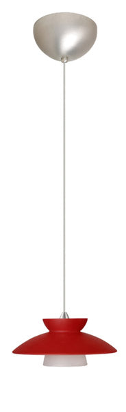 Besa - 1XC-271831-SN - One Light Pendant - Trilo - Satin Nickel from Lighting & Bulbs Unlimited in Charlotte, NC