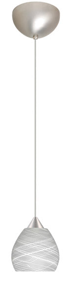 Besa - 1XC-560560-SN - One Light Pendant - Tay Tay - Satin Nickel from Lighting & Bulbs Unlimited in Charlotte, NC