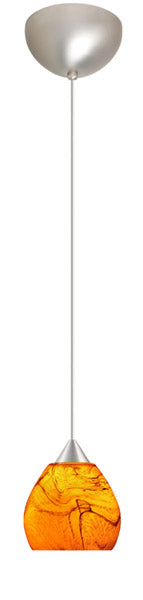 Besa - 1XC-5605HB-SN - One Light Pendant - Tay Tay - Satin Nickel from Lighting & Bulbs Unlimited in Charlotte, NC