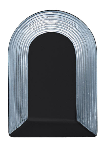 Besa - 306257 - One Light Outdoor Wall Sconce - Costaluz Series - Black/Clear from Lighting & Bulbs Unlimited in Charlotte, NC