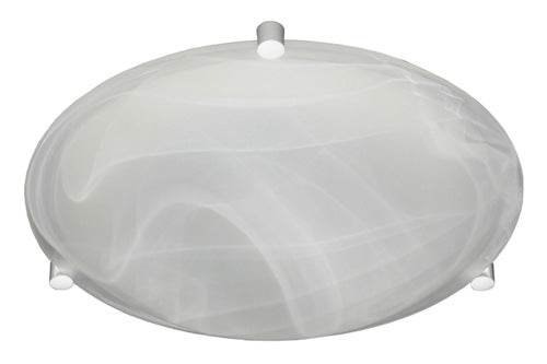 Besa - 968152-WH - Two Light Ceiling Mount - Trio - White from Lighting & Bulbs Unlimited in Charlotte, NC