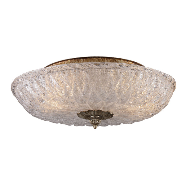 ELK Home - 1513/2 - Two Light Flush Mount - Providence - Antique Silver Leaf from Lighting & Bulbs Unlimited in Charlotte, NC