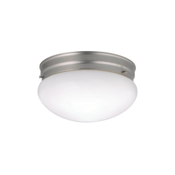 Kichler - 209NI - Two Light Flush Mount - Ceiling Space - Brushed Nickel from Lighting & Bulbs Unlimited in Charlotte, NC