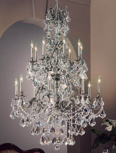 Classic Lighting - 57357 AGP CP - 16 Light Chandelier - Majestic Imperial - Aged Pewter from Lighting & Bulbs Unlimited in Charlotte, NC