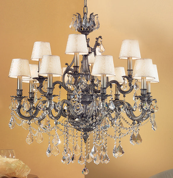 Classic Lighting - 57359 AGP CP - 12 Light Chandelier - Majestic Imperial - Aged Pewter from Lighting & Bulbs Unlimited in Charlotte, NC