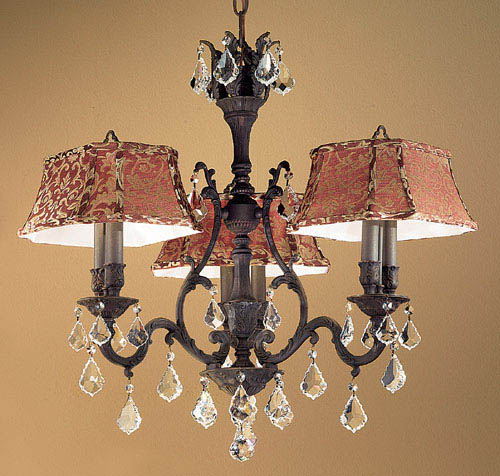 Classic Lighting - 57363 AGB CP - Six Light Chandelier - Majestic - Aged Bronze from Lighting & Bulbs Unlimited in Charlotte, NC