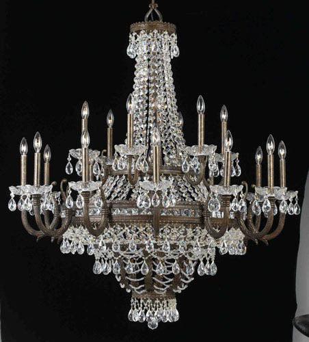 Classic Lighting - 68919 EBG CP - 27 Light Chandelier - Contessa - English Bronze w/Gold from Lighting & Bulbs Unlimited in Charlotte, NC