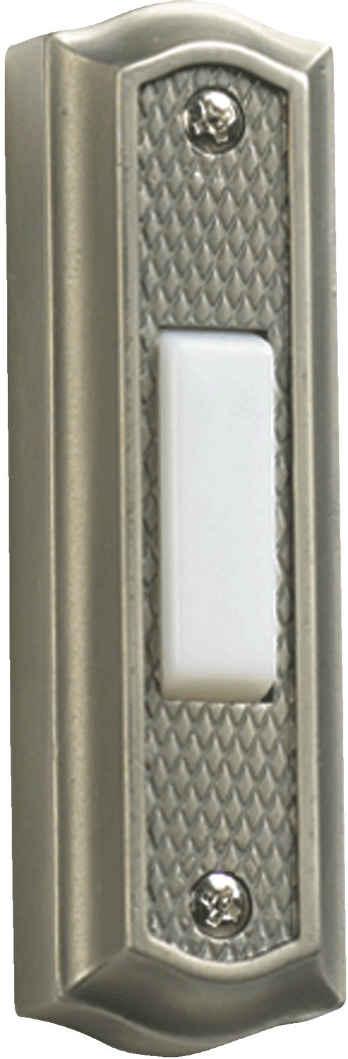 Quorum - 7-301-92 - Door Chime Button - 7-301 Door Buttons - Antique Silver from Lighting & Bulbs Unlimited in Charlotte, NC
