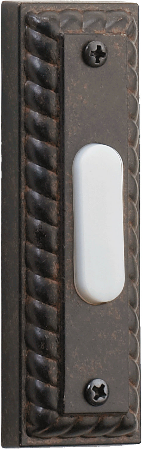 Quorum - 7-303-44 - Door Chime Button - 7-303 Door Buttons - Toasted Sienna from Lighting & Bulbs Unlimited in Charlotte, NC