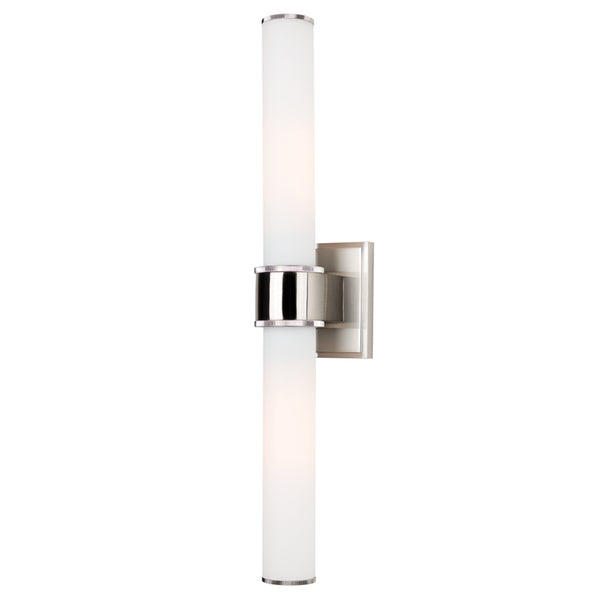 Hudson Valley - 1262-SN - Two Light Bath Bracket - Mill Valley - Satin Nickel from Lighting & Bulbs Unlimited in Charlotte, NC
