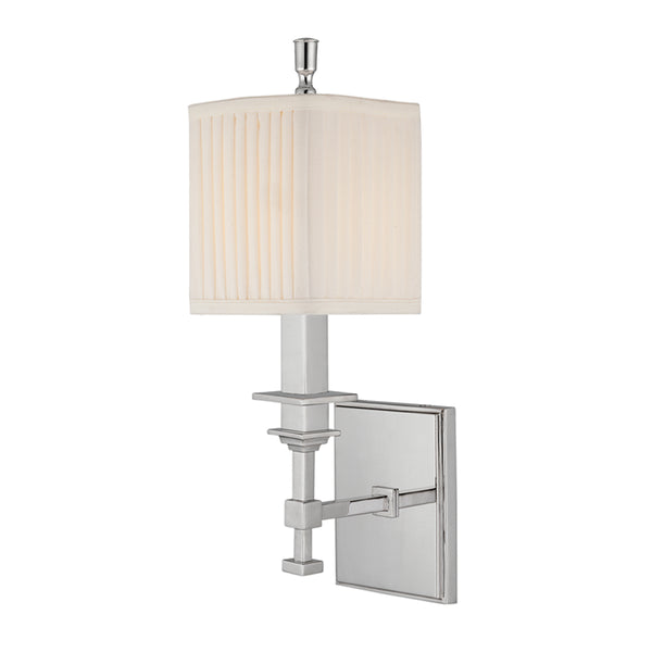 Hudson Valley - 241-PN - One Light Wall Sconce - Berwick - Polished Nickel from Lighting & Bulbs Unlimited in Charlotte, NC
