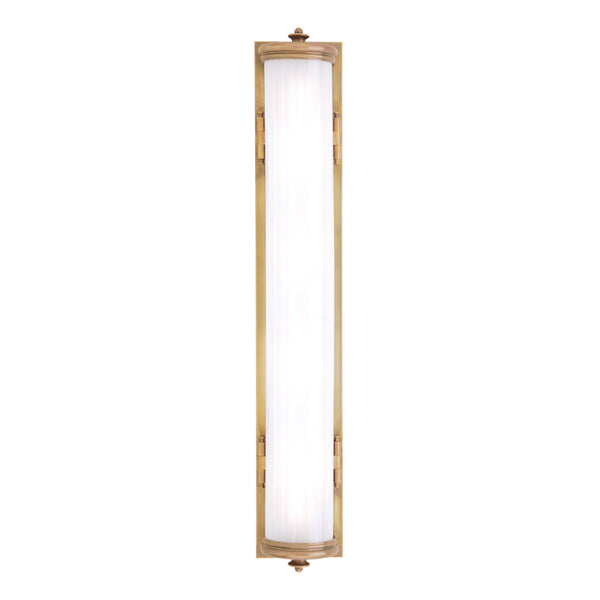 Hudson Valley - 953-AGB - Four Light Bath Bracket - Bristol - Aged Brass from Lighting & Bulbs Unlimited in Charlotte, NC