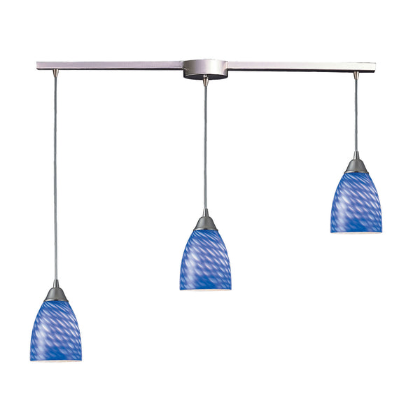 ELK Home - 416-3L-S - Three Light Pendant - Arco Baleno - Satin Nickel from Lighting & Bulbs Unlimited in Charlotte, NC