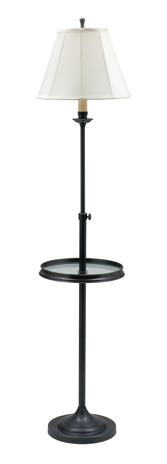 One Light Floor Lamp from the Club Collection in Oil Rubbed Bronze Finish by House of Troy