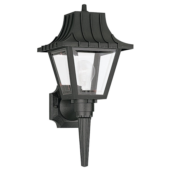 Generation Lighting - 8720-32 - One Light Outdoor Wall Lantern - Polycarbonate Outdoor - Black from Lighting & Bulbs Unlimited in Charlotte, NC