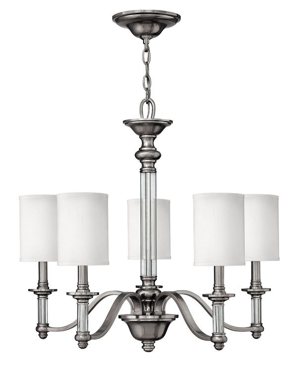 Hinkley - 4795BN - LED Chandelier - Sussex - Brushed Nickel from Lighting & Bulbs Unlimited in Charlotte, NC
