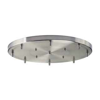 ELK Home - 8R-SN - Eight Light Pan - Pendant Options - Satin Nickel from Lighting & Bulbs Unlimited in Charlotte, NC