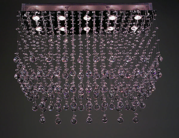 Classic Lighting - 16018 CH CP - Ten Light Chandelier - Andromeda - Chrome from Lighting & Bulbs Unlimited in Charlotte, NC