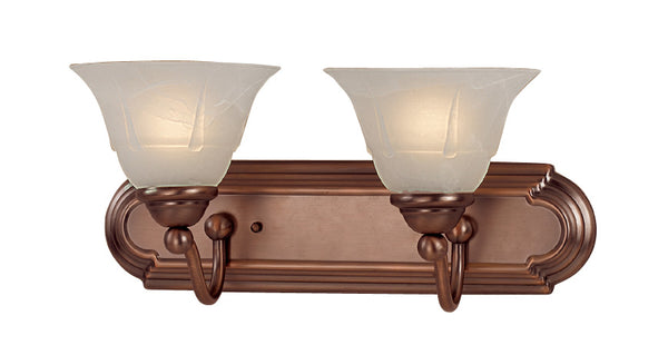 Classic Lighting - 69632 ACP WAG - Two Light Vanity - Providence - Antique Copper from Lighting & Bulbs Unlimited in Charlotte, NC