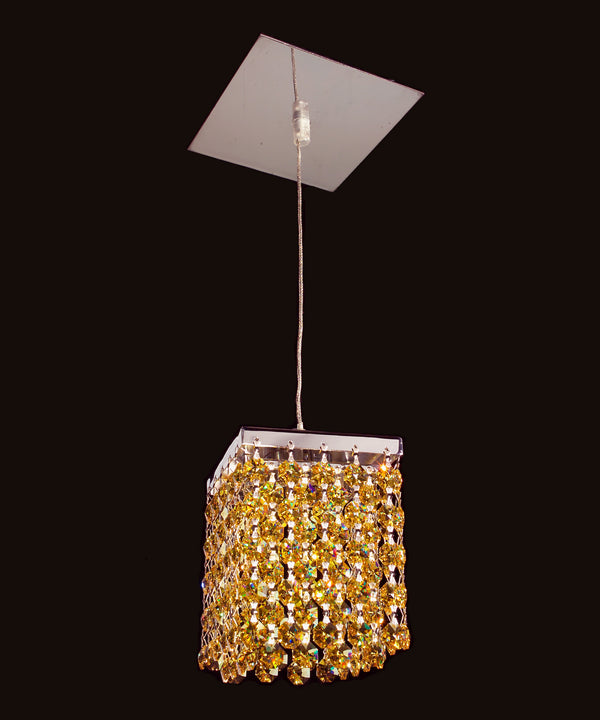 Classic Lighting - 16101 SLT - One Light Pendant - Bedazzle - Chrome from Lighting & Bulbs Unlimited in Charlotte, NC