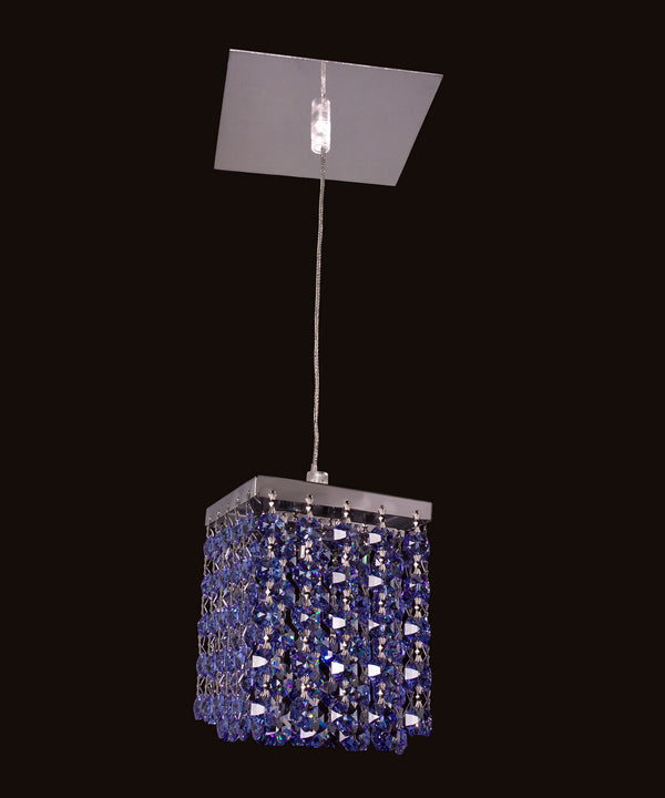 Classic Lighting - 16101 SMS - One Light Pendant - Bedazzle - Chrome from Lighting & Bulbs Unlimited in Charlotte, NC