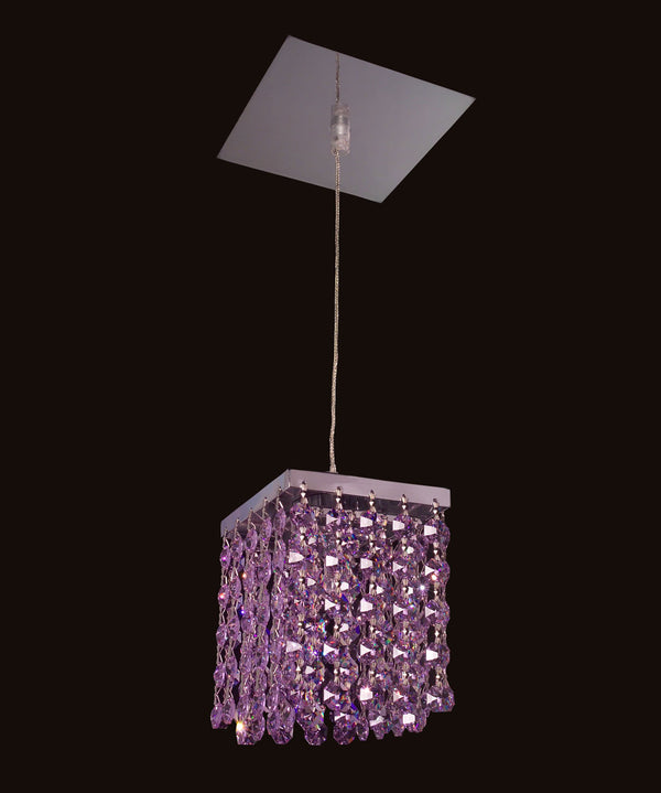 Classic Lighting - 16101 SVI - One Light Pendant - Bedazzle - Chrome from Lighting & Bulbs Unlimited in Charlotte, NC
