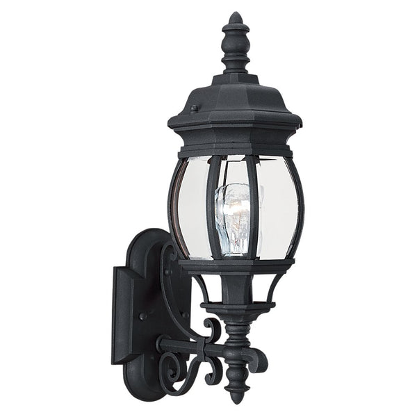 Generation Lighting - 88200-12 - One Light Outdoor Wall Lantern - Wynfield - Black from Lighting & Bulbs Unlimited in Charlotte, NC