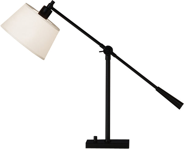 Robert Abbey - 1833 - One Light Table Lamp - Real Simple - Matte Black Powder Coat over Steel from Lighting & Bulbs Unlimited in Charlotte, NC