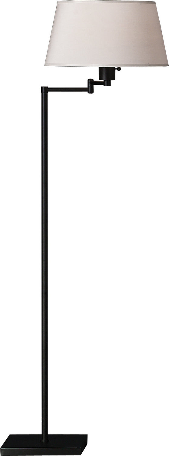 Robert Abbey - 1835 - One Light Floor Lamp - Real Simple - Matte Black Powder Coat over Steel from Lighting & Bulbs Unlimited in Charlotte, NC