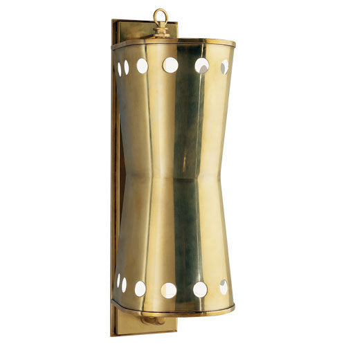 Robert Abbey - 405 - One Light Table Lamp - Oculus - Warm Brass w/ White Marble Base from Lighting & Bulbs Unlimited in Charlotte, NC