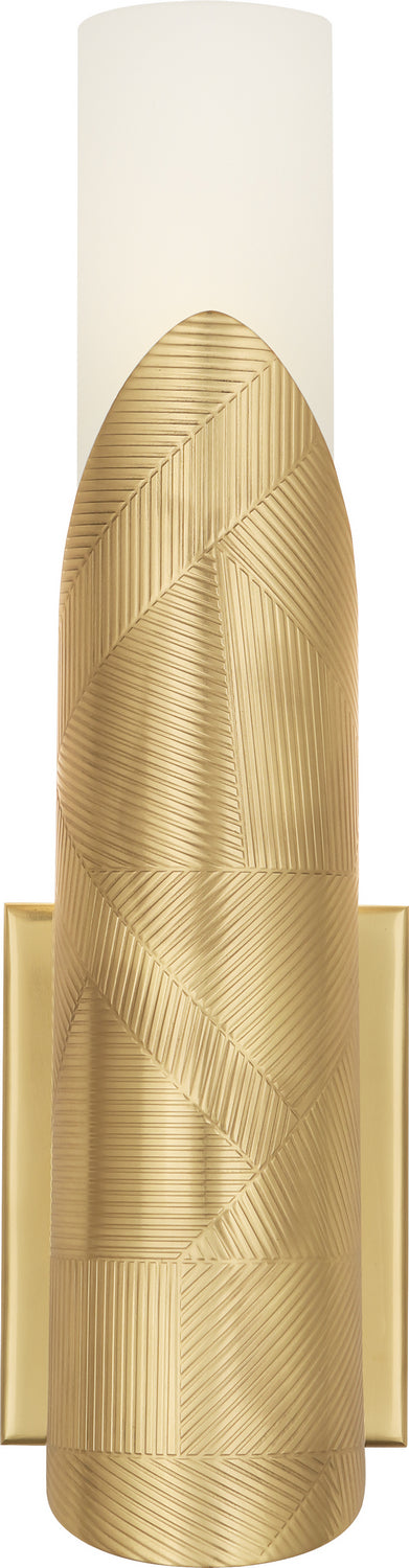 Robert Abbey - 620 - One Light Wall Sconce - Michael Berman Brut - Modern Brass from Lighting & Bulbs Unlimited in Charlotte, NC