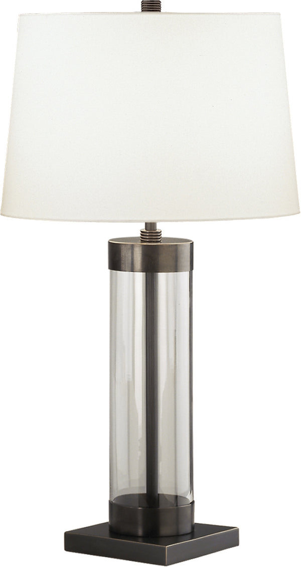 Robert Abbey - Z3318 - One Light Table Lamp - Andre - Clear Glass Cylinder w/Deep Patina Bronze from Lighting & Bulbs Unlimited in Charlotte, NC