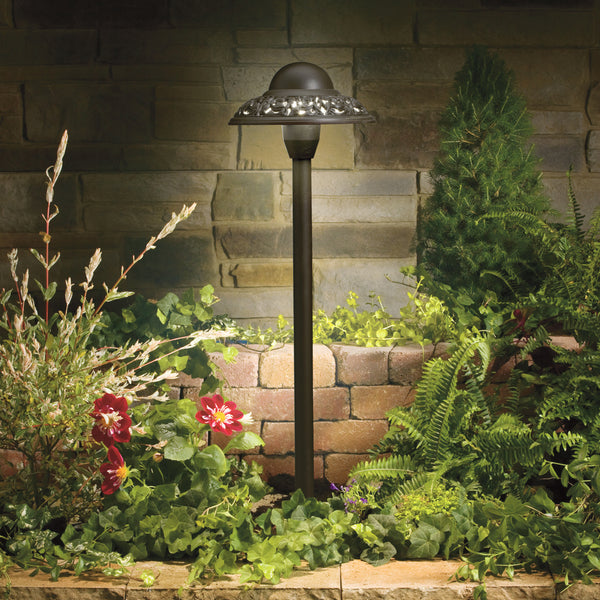 Kichler - 15457AZT - One Light Path & Spread - No Family - Textured Architectural Bronze from Lighting & Bulbs Unlimited in Charlotte, NC