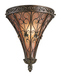 One Light Wall Sconce from the Marchesa Collection in Terrene Bronze Finish by Kichler