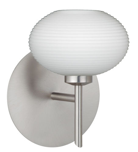 Besa - 1SW-561207-SN - One Light Wall Sconce - Lasso - Satin Nickel from Lighting & Bulbs Unlimited in Charlotte, NC