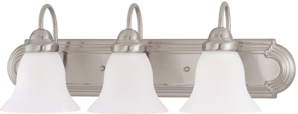Nuvo Lighting - 60-3279 - Three Light Vanity - Ballerina - Brushed Nickel from Lighting & Bulbs Unlimited in Charlotte, NC