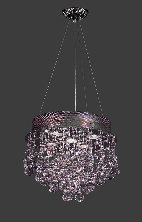 Classic Lighting - 16020 CH CP H - Five Light Pendant - Andromeda - Chrome from Lighting & Bulbs Unlimited in Charlotte, NC