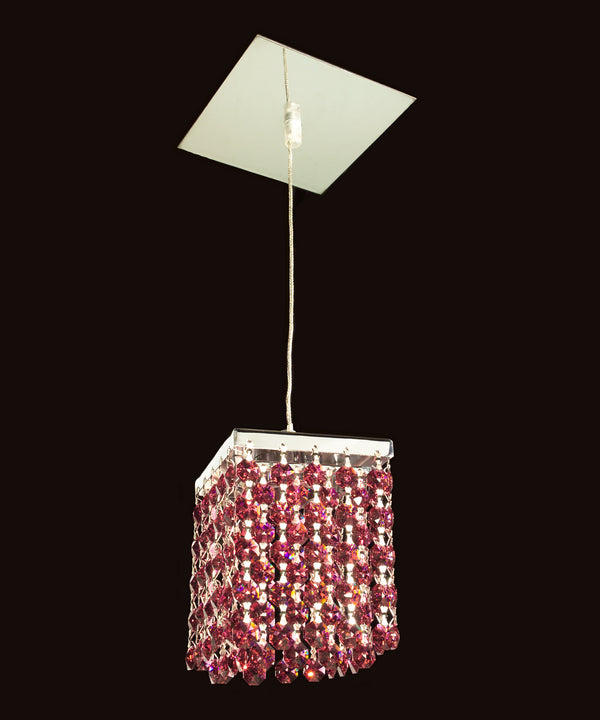 Classic Lighting - 16101 SBO - One Light Pendant - Bedazzle - Chrome from Lighting & Bulbs Unlimited in Charlotte, NC