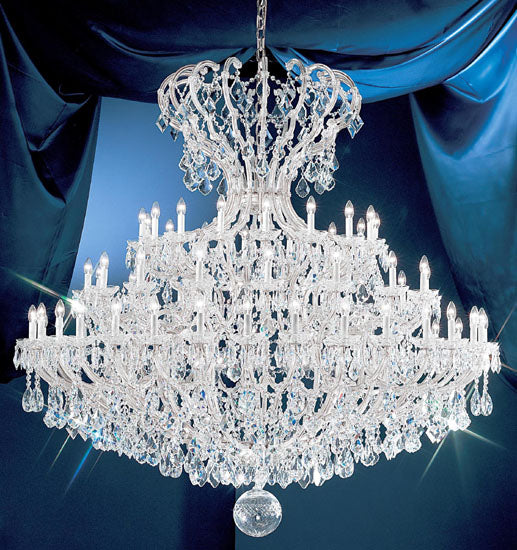 Classic Lighting - 8149 CH C - 72 Light Chandelier - Maria Theresa - Chrome from Lighting & Bulbs Unlimited in Charlotte, NC
