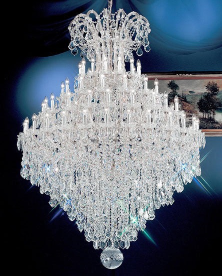 Classic Lighting - 8187 CH C - 84 Light Chandelier - Maria Theresa - Chrome from Lighting & Bulbs Unlimited in Charlotte, NC