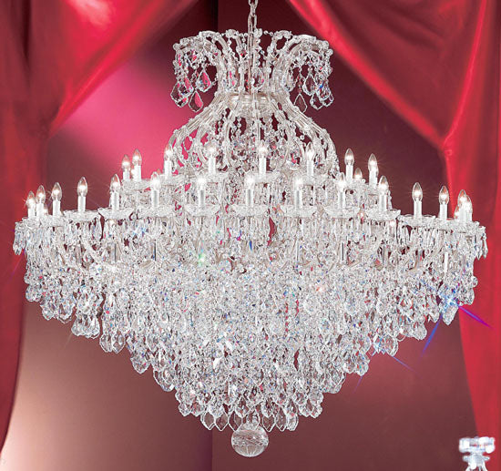 Classic Lighting - 8188 CH C - 49 Light Chandelier - Maria Theresa - Chrome from Lighting & Bulbs Unlimited in Charlotte, NC
