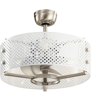 13``Ceiling Fan from the Eyrie Collection in Brushed Stainless Steel Finish by Kichler (Final Sale)