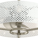 13``Ceiling Fan from the Eyrie Collection in Brushed Stainless Steel Finish by Kichler (Final Sale)